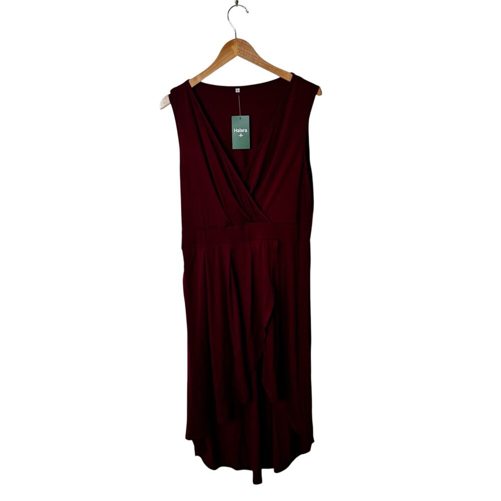 HALARA Set of 3 Red Dresses Size XL Burgundy - Picture 6 of 12